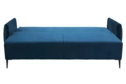Sofa 3-osobowa DL rozkładana granatowa KIOTO