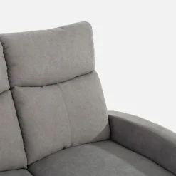Sofa 2-osobowa GLAMDI z funkcją relaks szara