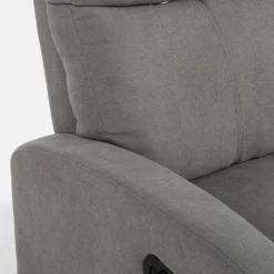 Sofa 2-osobowa GLAMDI z funkcją relaks szara
