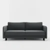 Sofa 3-osobowa grafitowa BRUNO