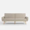 Sofa 3-osobowa jasnobeżowa LUBERTO