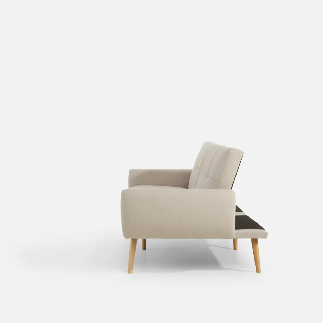 Sofa 3-osobowa jasnobeżowa LUBERTO