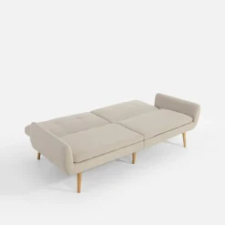 Sofa 3-osobowa jasnobeżowa LUBERTO
