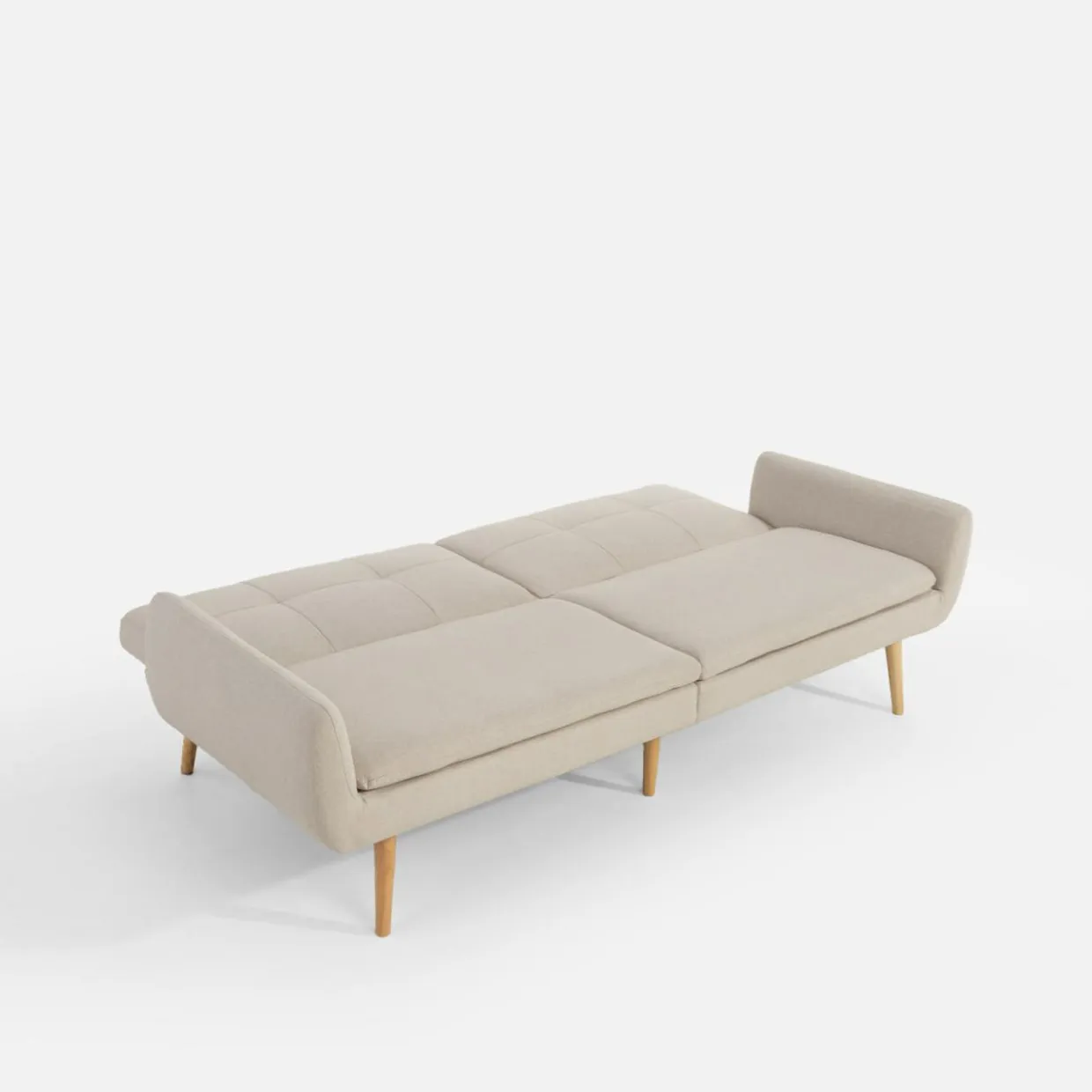 Sofa 3-osobowa jasnobeżowa LUBERTO