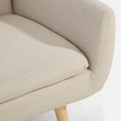 Sofa 3-osobowa jasnobeżowa LUBERTO