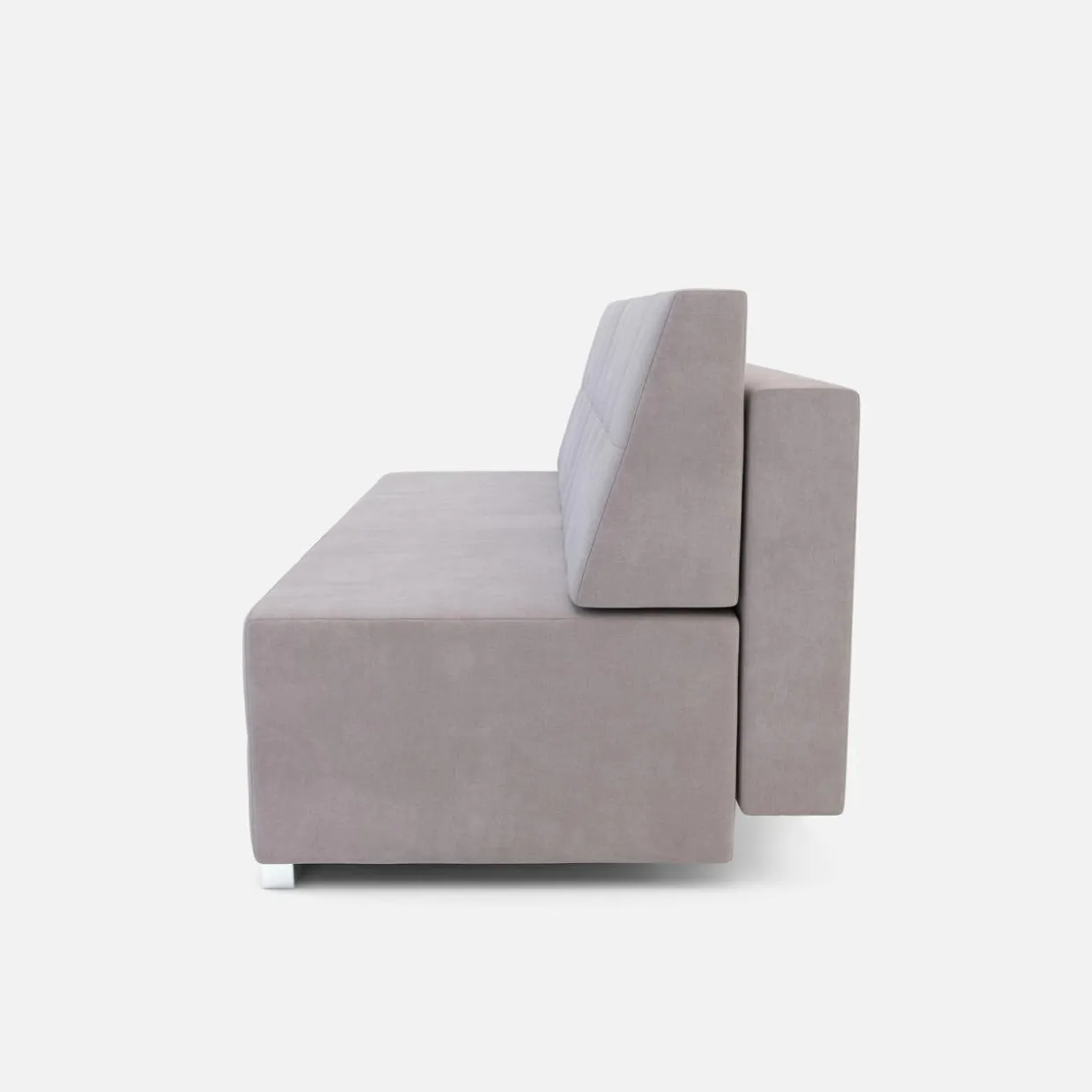 Sofa 3-osobowa jasnofioletowa pikowana LILI