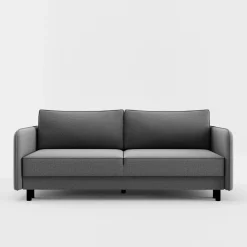 Sofa 3-osobowa jasnoszara BRUNO