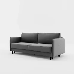 Sofa 3-osobowa jasnoszara BRUNO