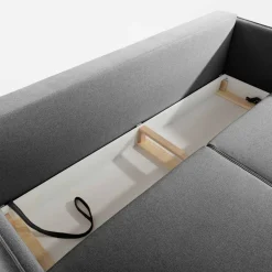 Sofa 3-osobowa jasnoszara BRUNO