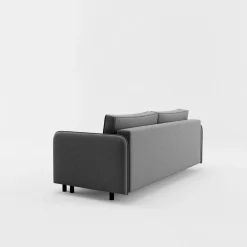 Sofa 3-osobowa jasnoszara BRUNO