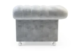 Sofa 3-osobowa jasnoszara CHESTER