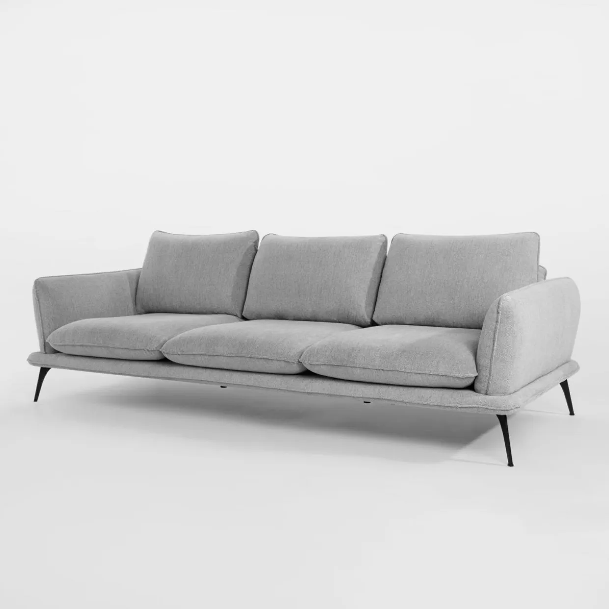 Sofa 3-osobowa jasnoszara PORTIMAO