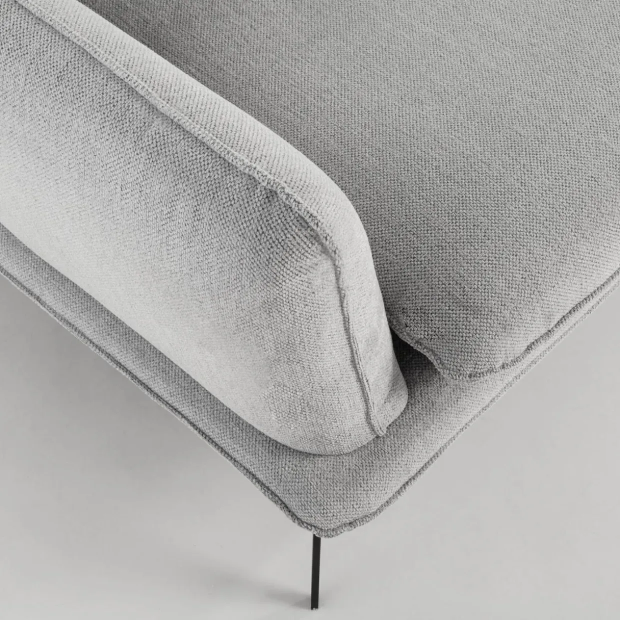Sofa 3-osobowa jasnoszara PORTIMAO