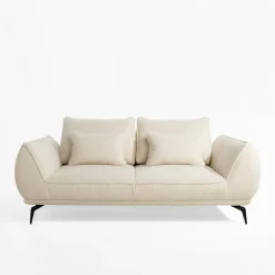 Sofa 2-osobowa kremowa CAVO