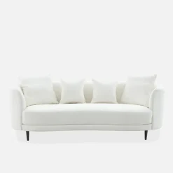Sofa 3-osobowa kremowa REMOLLI