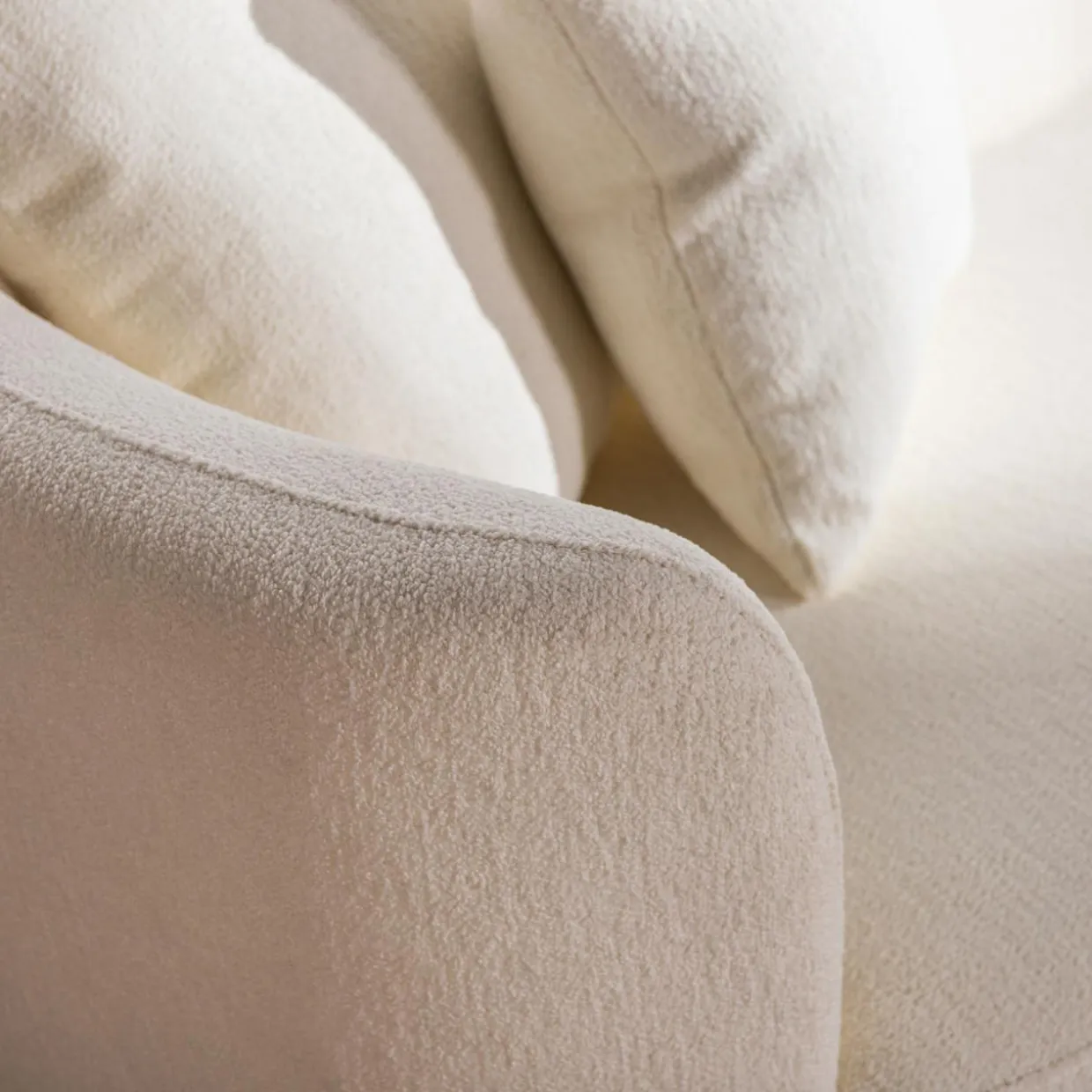Sofa 3-osobowa kremowa REMOLLI