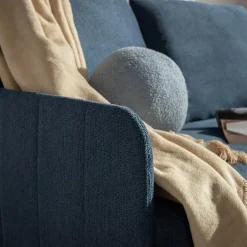 Sofa 2-osobowa MANILI niebieska