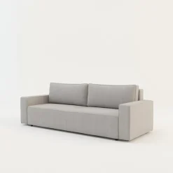 Sofa 3-osobowa rozkładana SPARK popielata