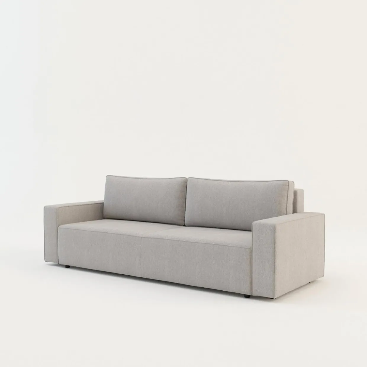 Sofa 3-osobowa rozkładana SPARK popielata