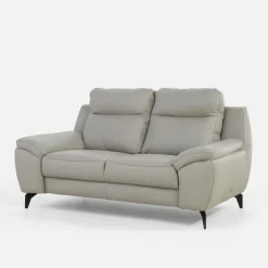 Sofa 2-osobowa skórzana PERLE