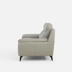 Sofa 2-osobowa skórzana PERLE