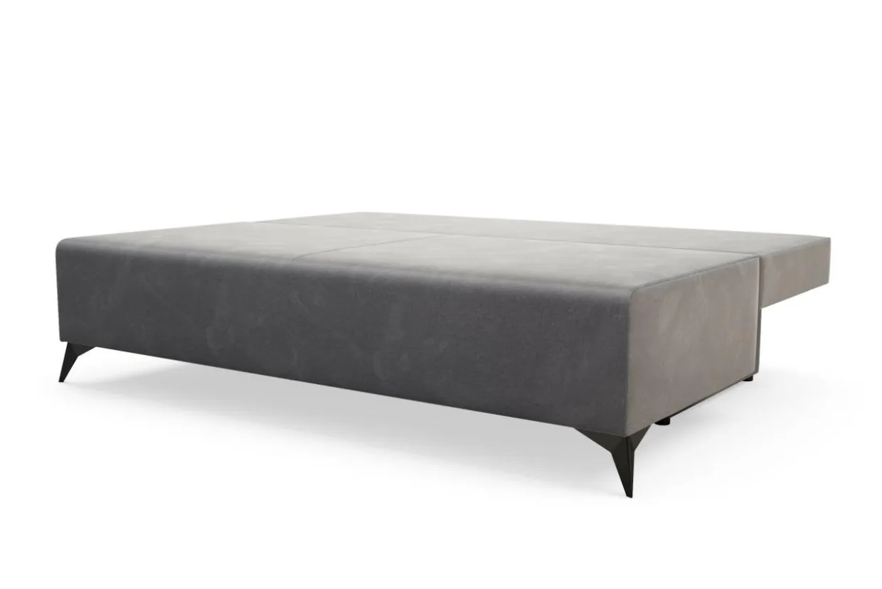 Sofa 3-osobowa szara CASEY