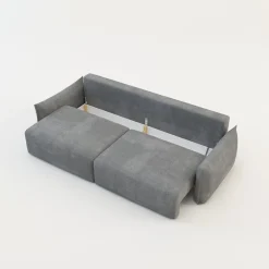 Sofa 3-osobowa szara CYNTHIA