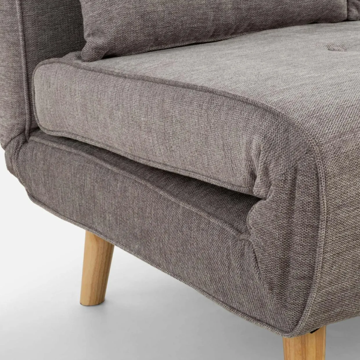 Sofa 2-osobowa szara LAVILLA
