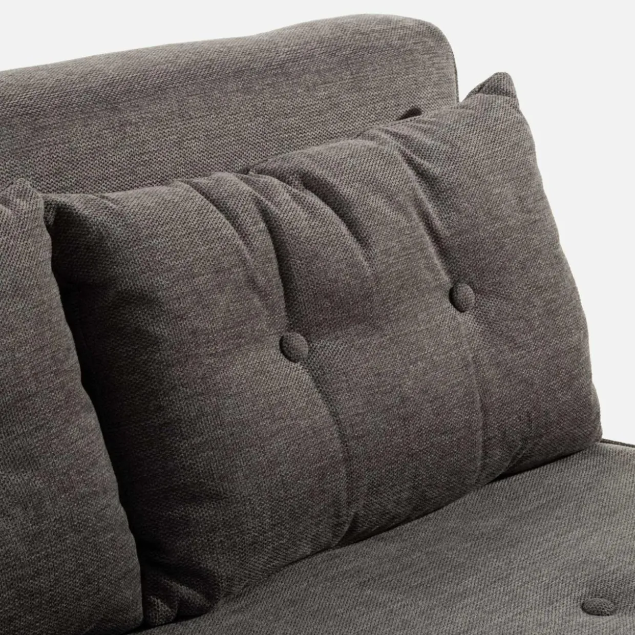 Sofa 2-osobowa szara LAVILLA