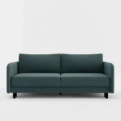 Sofa 3-osobowa szaroniebieska BRUNO