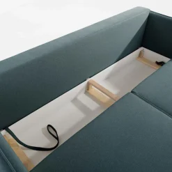 Sofa 3-osobowa szaroniebieska BRUNO