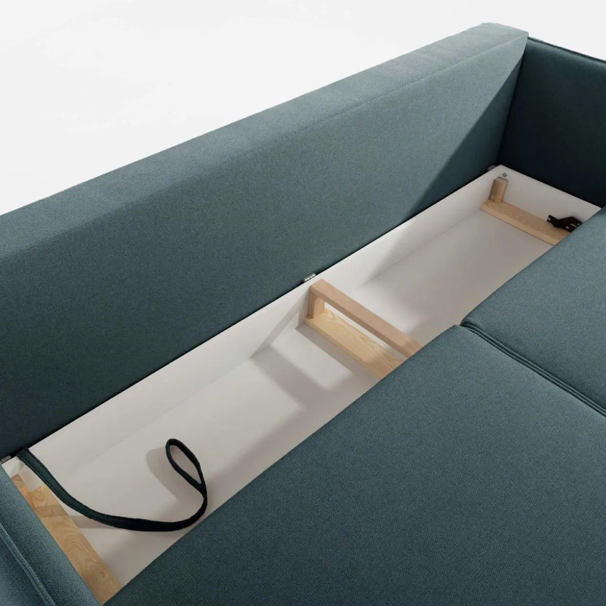 Sofa 3-osobowa szaroniebieska BRUNO