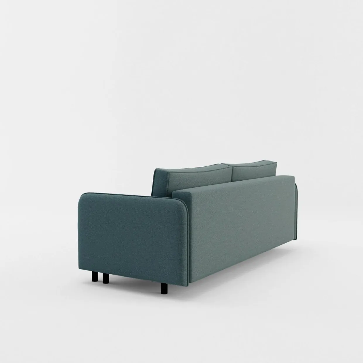 Sofa 3-osobowa szaroniebieska BRUNO