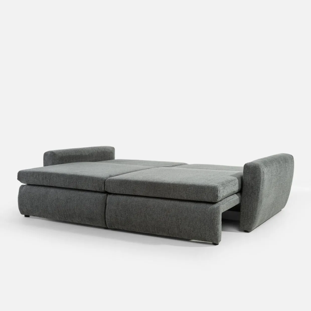 Sofa 3-osobowa szaroniebieska MEVI