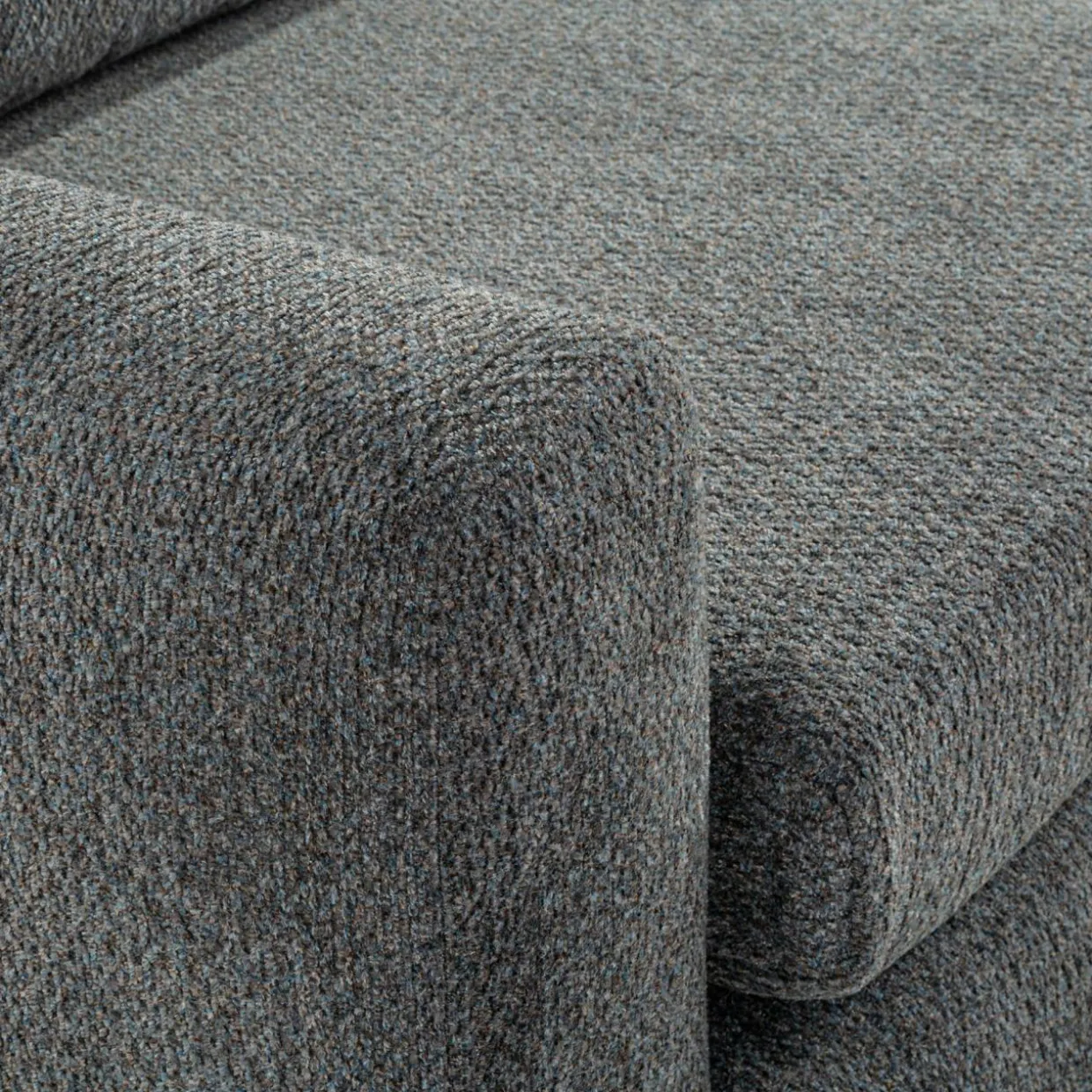 Sofa 3-osobowa szaroniebieska MEVI