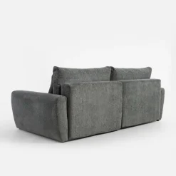 Sofa 3-osobowa szaroniebieska MEVI