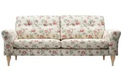 Sofa 3-osobowa w róże ROSE