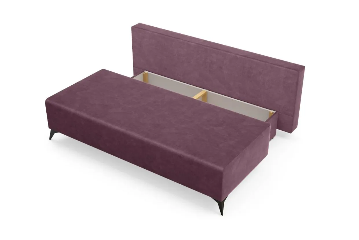 Sofa 3-osobowa wrzosowa CASEY