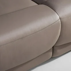 Sofa 3-osobowa z funkcją relaksu skórzana ALASSIO