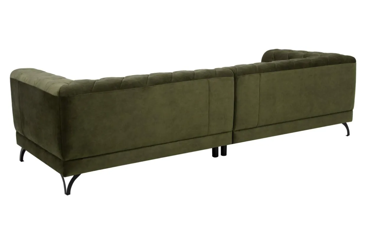 Sofa pikowana oliwkowa TOTTI