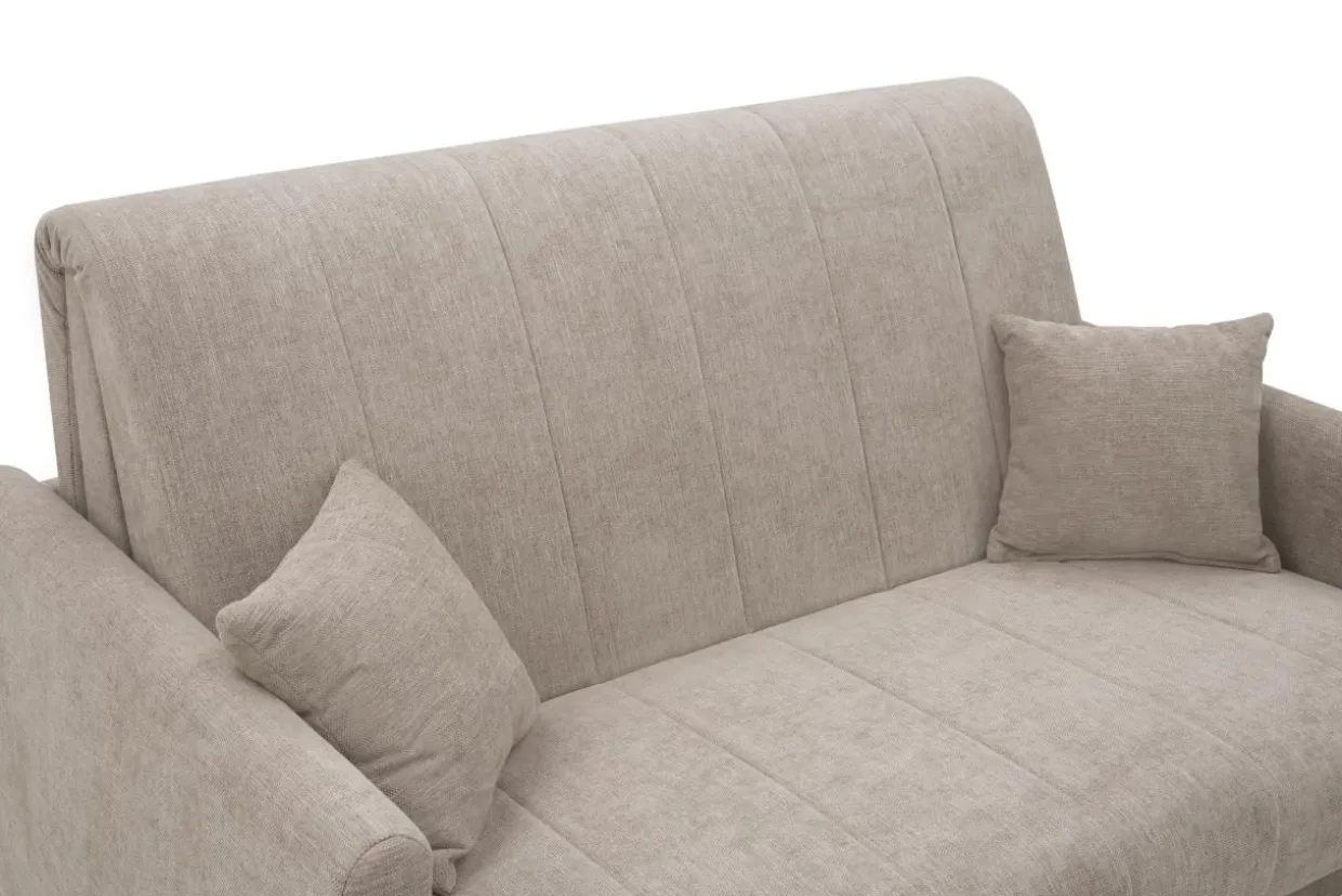 Sofa rozkładana beżowa DALIA