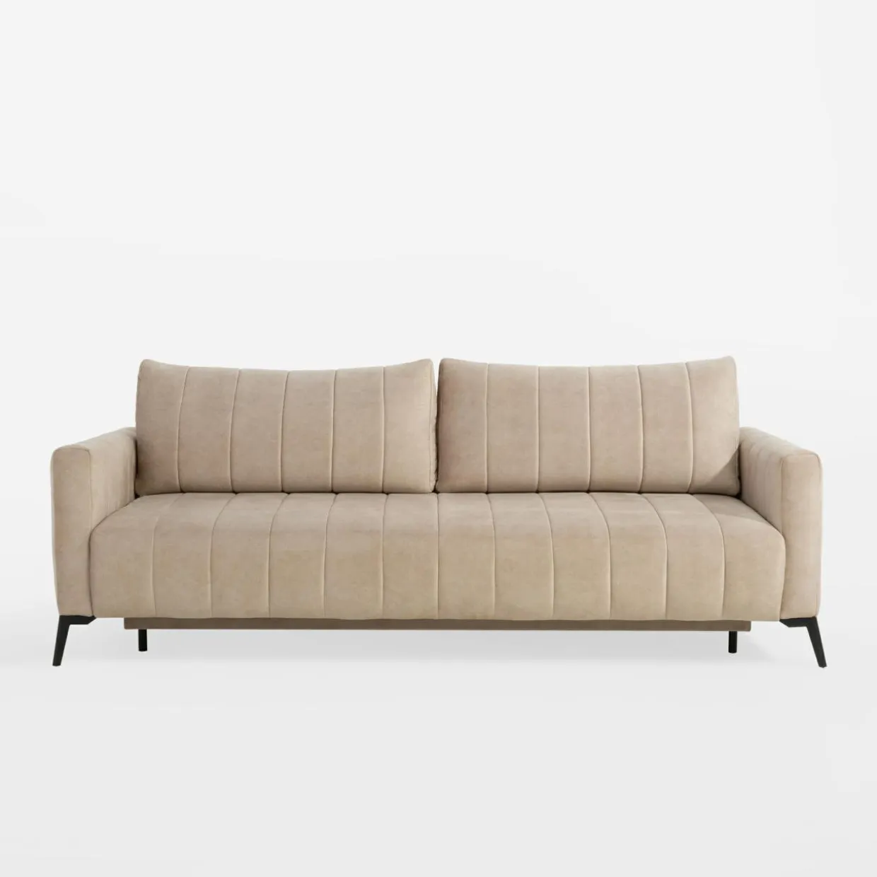 Sofa rozkładana beżowa MARION