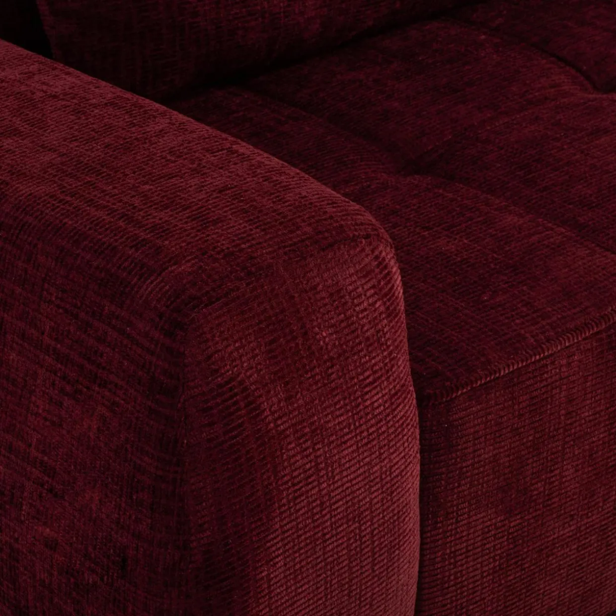 Sofa rozkładana bordowa MEGALOS