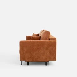 Sofa rozkładana ceglasta CAVA