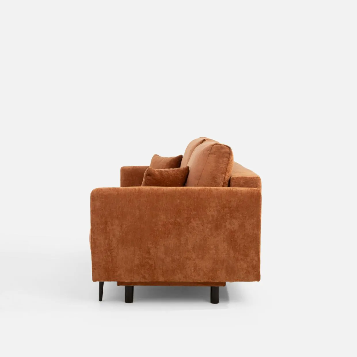 Sofa rozkładana ceglasta CAVA