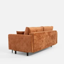 Sofa rozkładana ceglasta CAVA