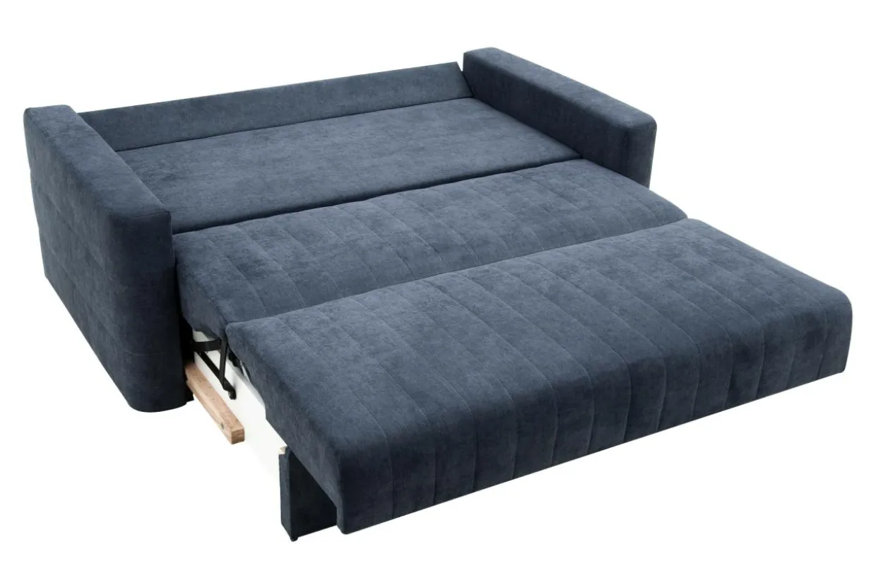 Sofa rozkładana ciemnoniebieska DOMO 3