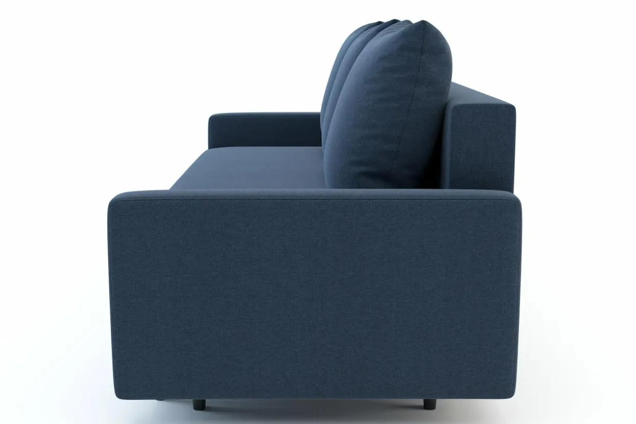 Sofa rozkładana ciemnoniebieska KELLY