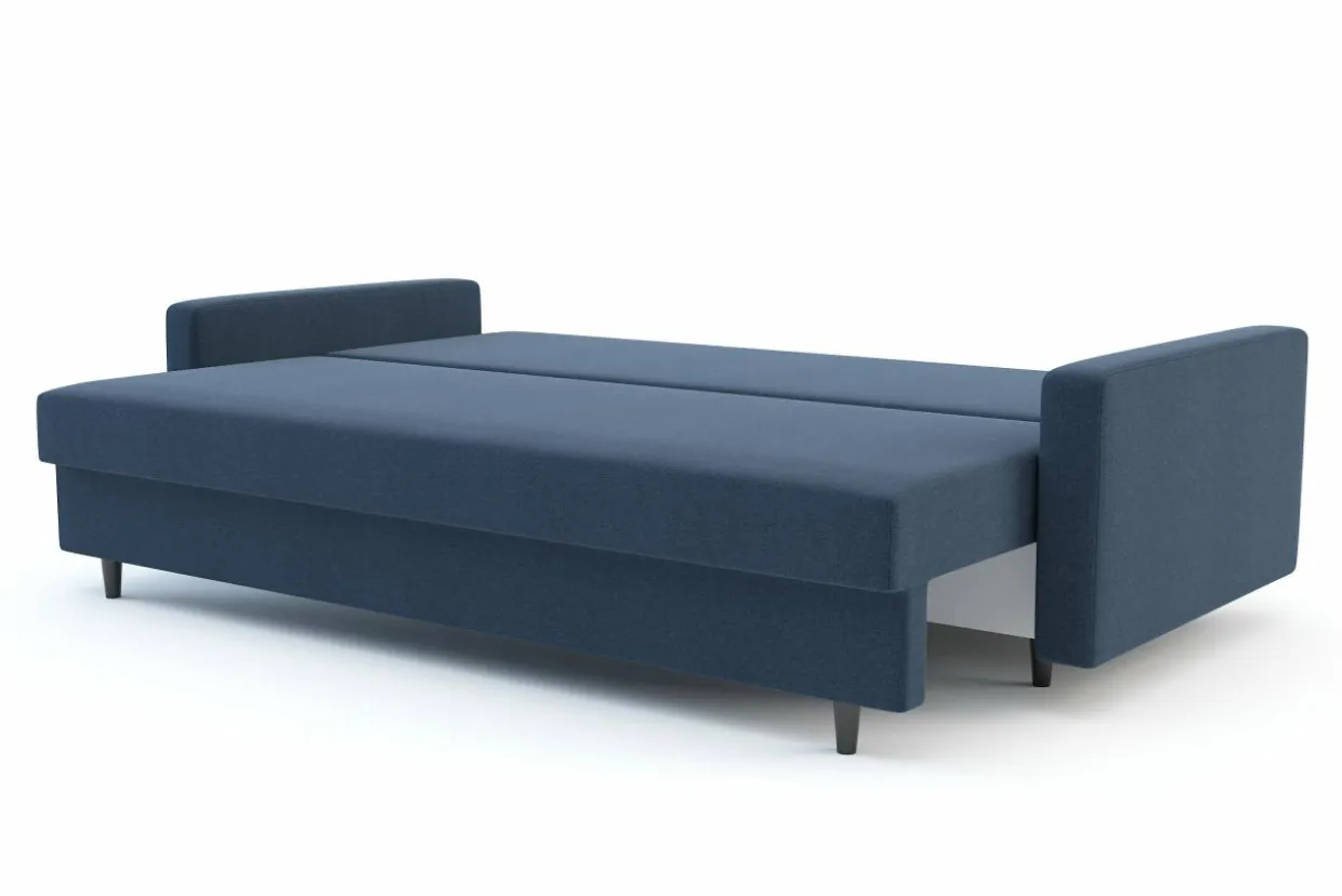 Sofa rozkładana ciemnoniebieska KELLY
