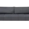 Sofa rozkładana ciemnoszara 3-osobowa ETNA